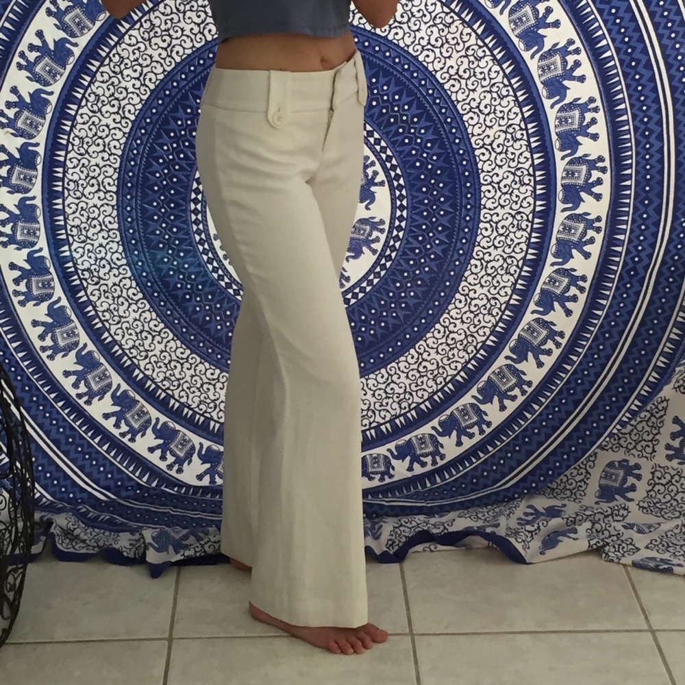 bebe White slacks